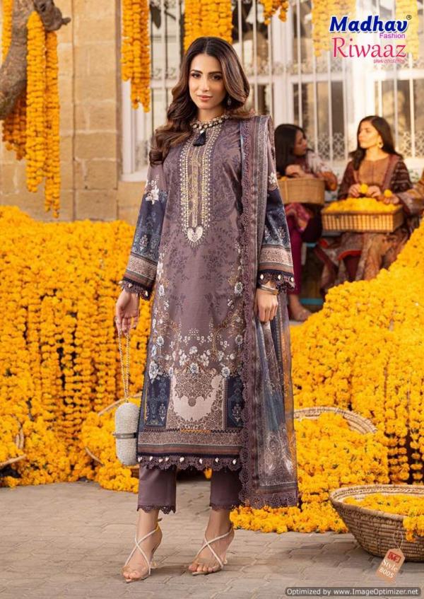 Madhav Riwaaz Vol-8 – Kurti Pant With Dupatta